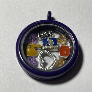 Minnesota Vikings NFL Memory Charm Locket w/ 22 IN chain NEW
